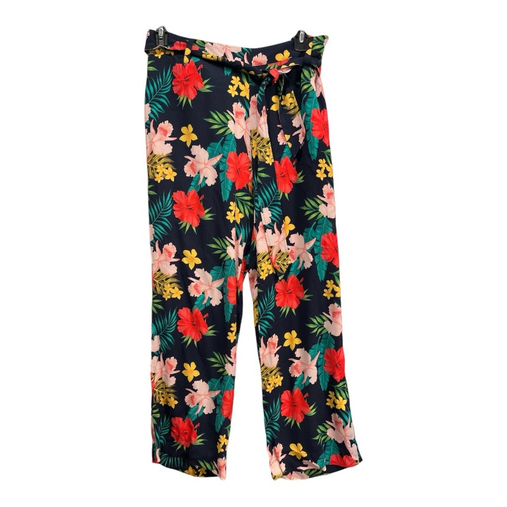 Soft Surroundings Floral wide leg pants size 14-16